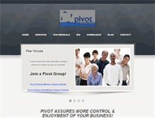 Tablet Screenshot of pivotproductions.net